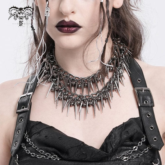 Static Rebellion Layered Necklace