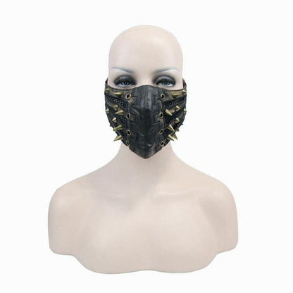 Spiked Rebellion Face Mask detail view