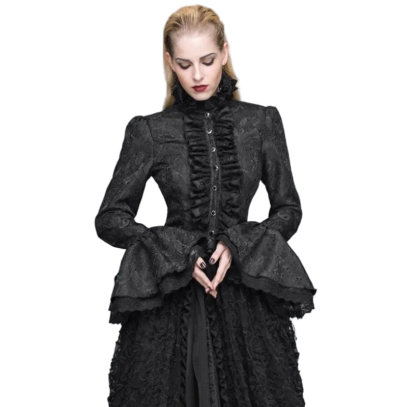 Mourning Tea Victorian Lace Top - image 1