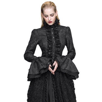 Mourning Tea Victorian Lace Top - image 1