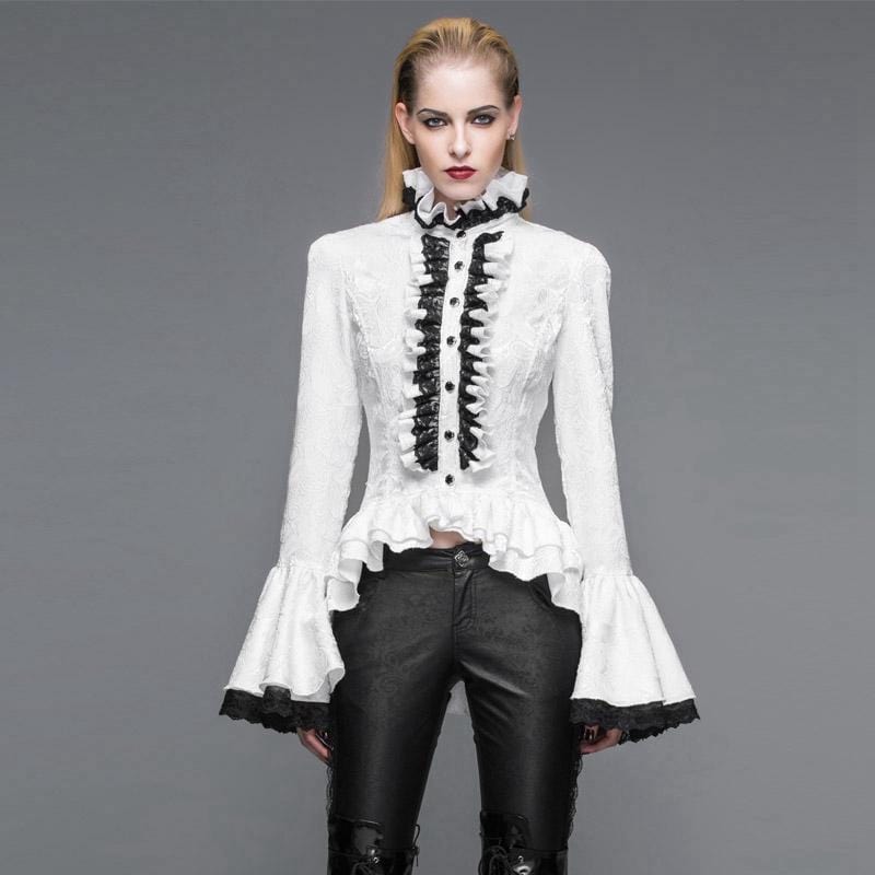 Mourning Tea Victorian Lace Top - image 2