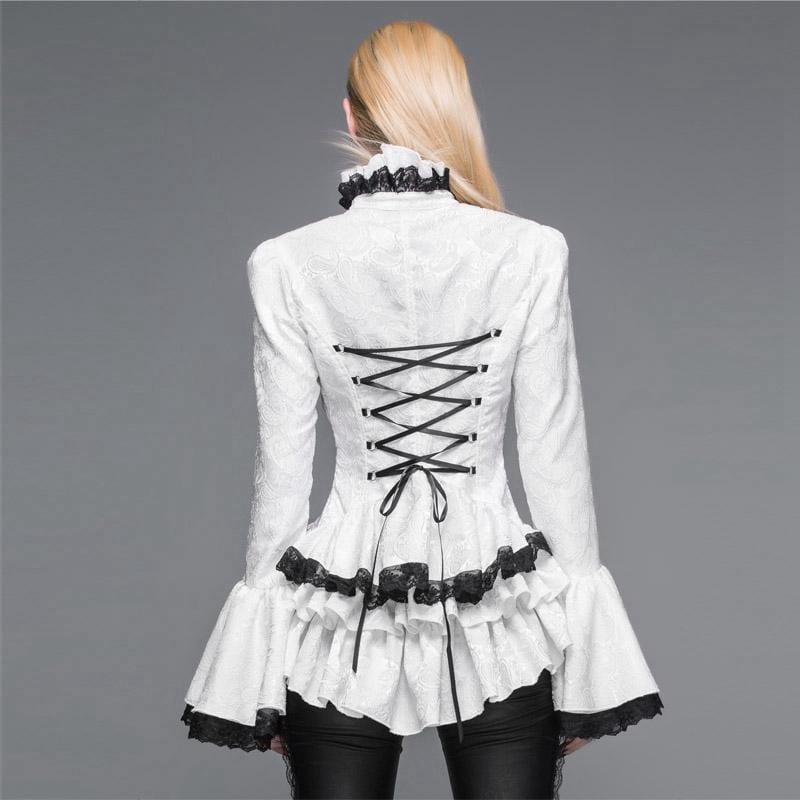 Mourning Tea Victorian Lace Top - image 6