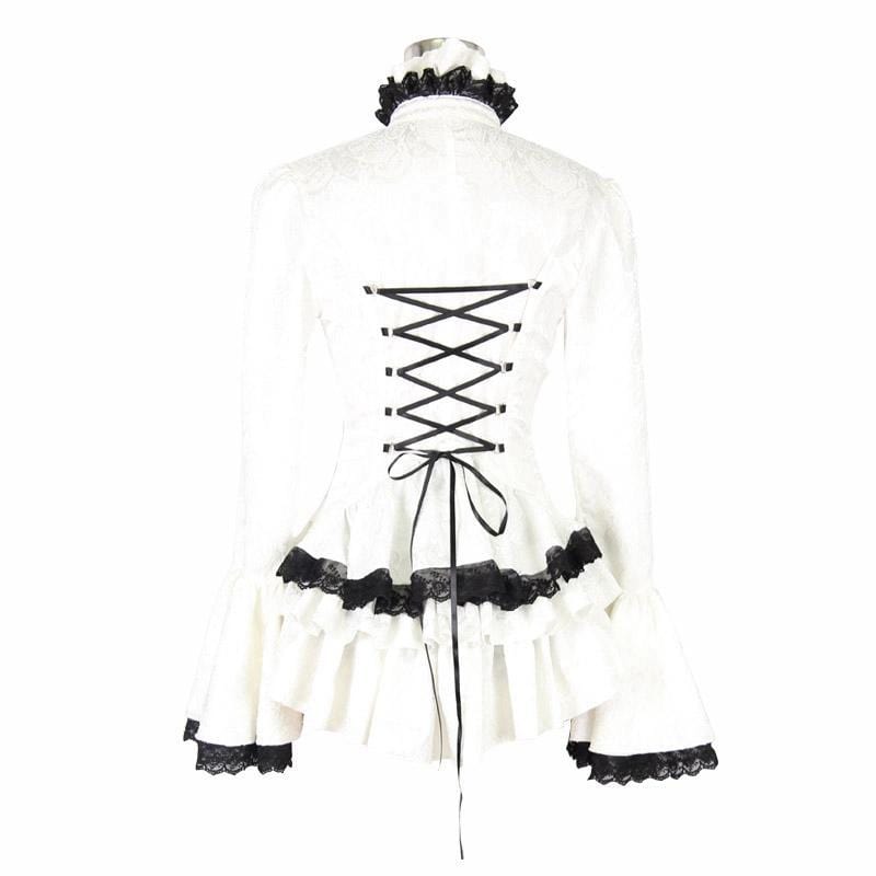 Mourning Tea Victorian Lace Top - image 9
