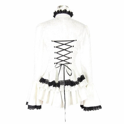 Mourning Tea Victorian Lace Top - image 9