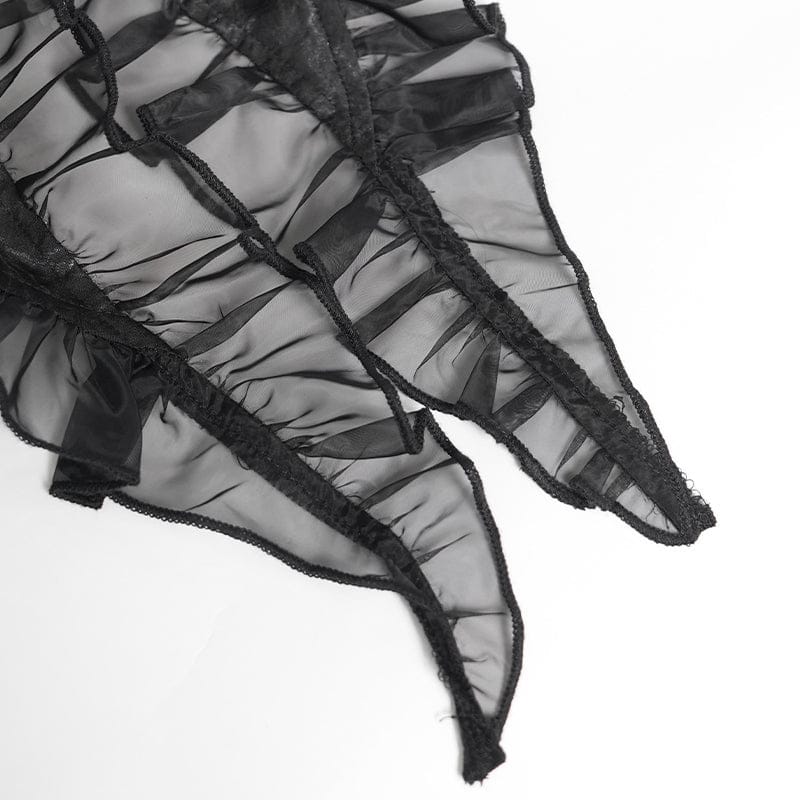 Widow’s Buckle Ruffle Skirt