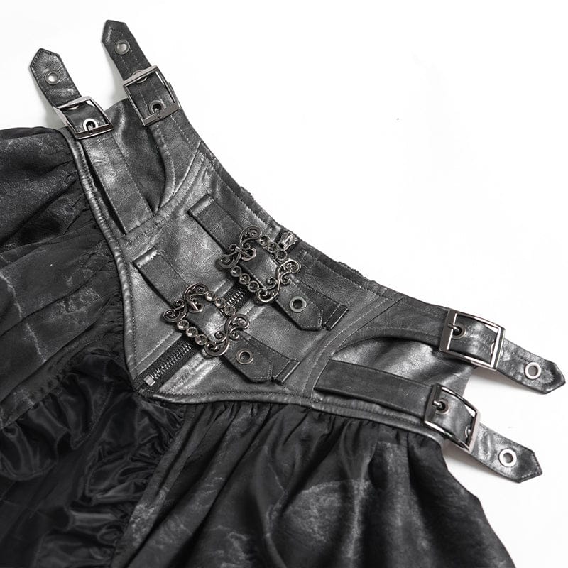 Widow’s Buckle Ruffle Skirt