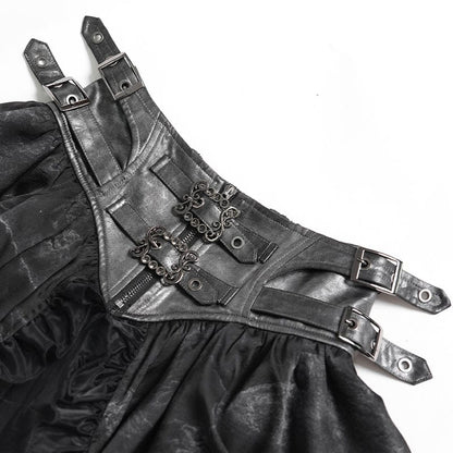 Widow’s Buckle Ruffle Skirt