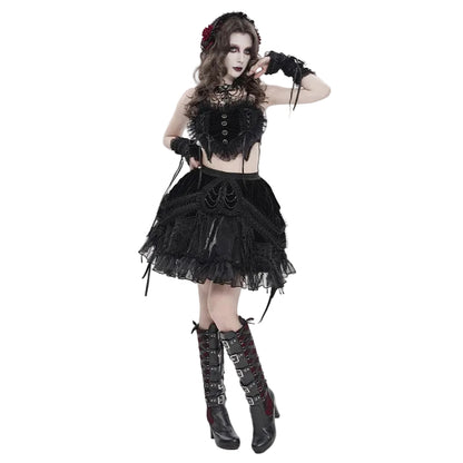Nocturne Chain Tassel Skirt