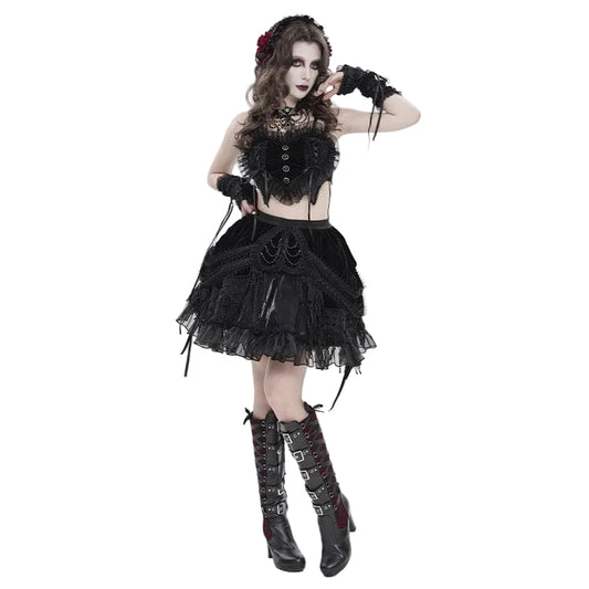 Nocturne Chain Tassel Skirt