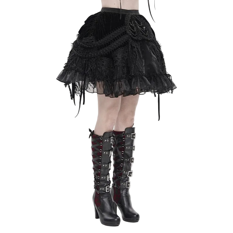 Nocturne Chain Tassel Skirt