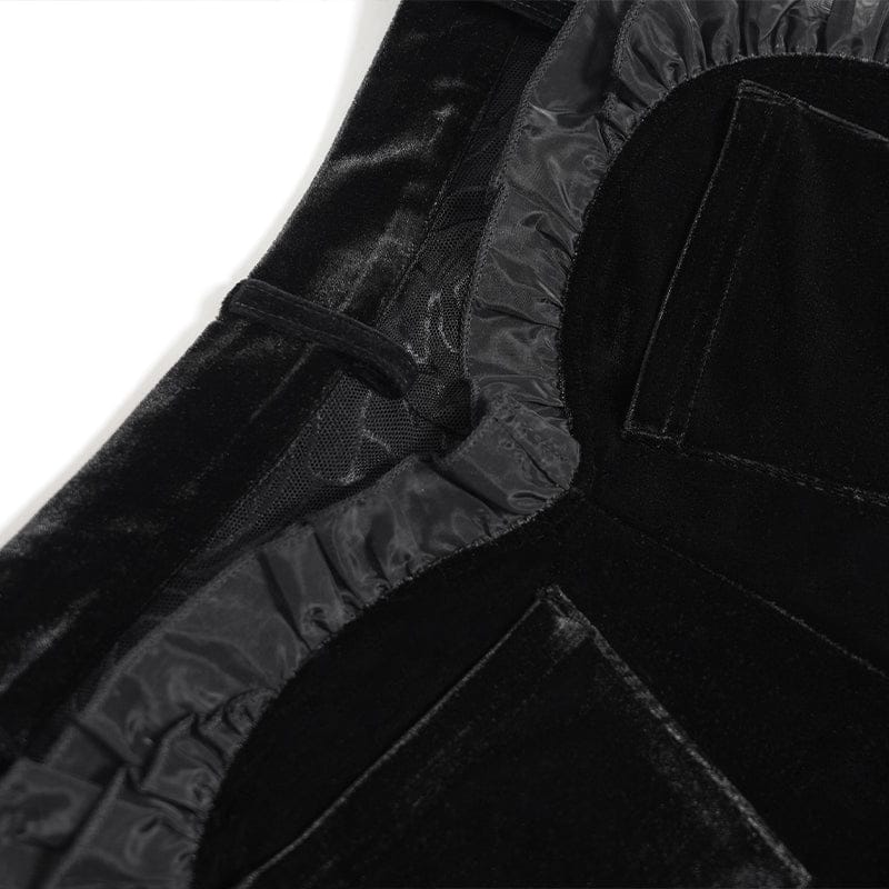 Thorn Garden Ruffled Lace-Up Shorts