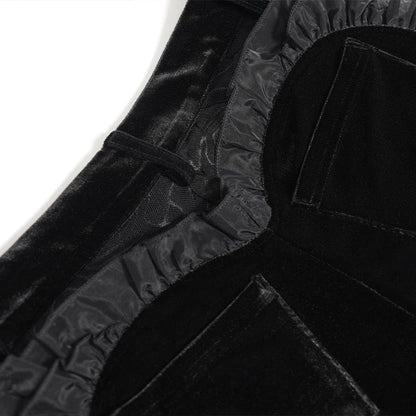 Thorn Garden Ruffled Lace-Up Shorts