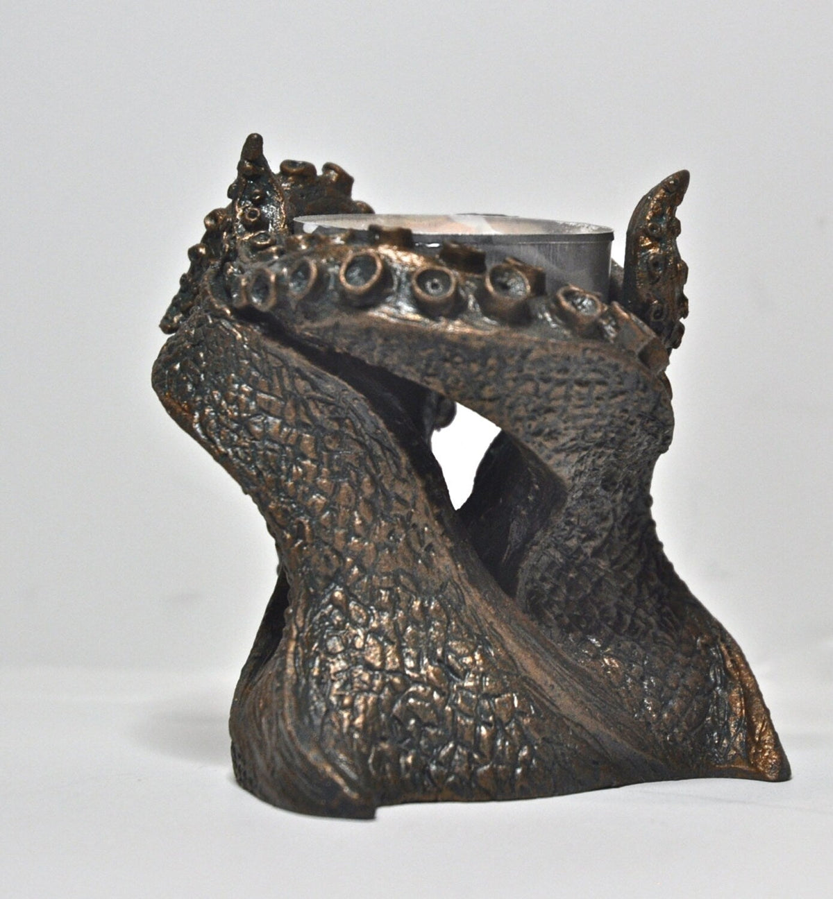Kraken Tentacles Tea Light Holder, Hand Sculpted Resin | Lovecraftian