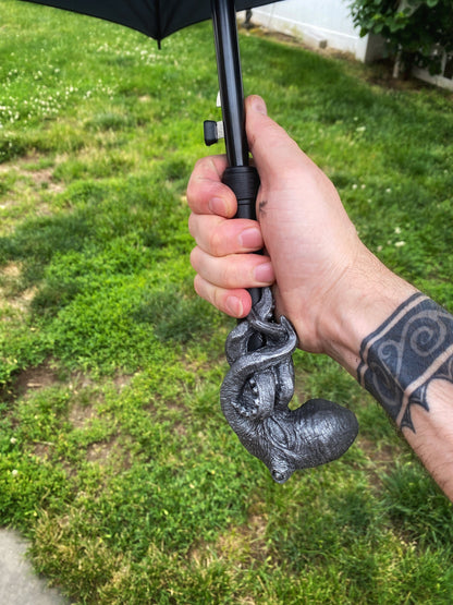 Kraken Umbrella, Hand Sculpted Resin Octopus | Nautical Gothic