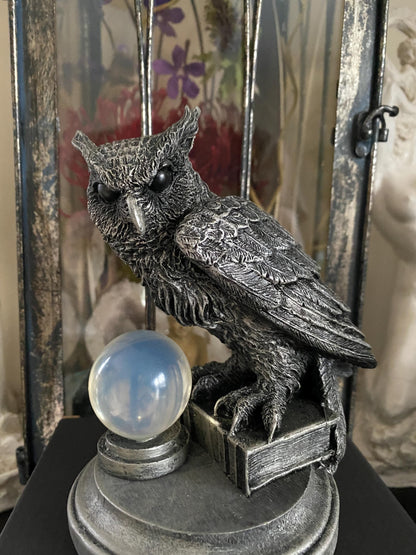 Horned Owl Witch’s Familiar Figurine