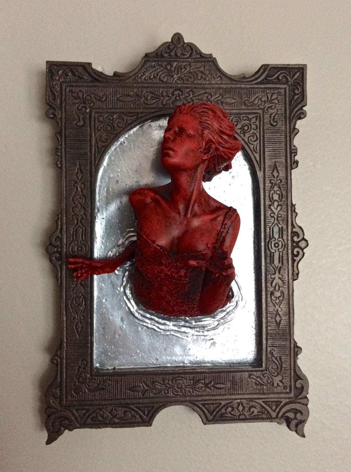 Ghost in the Mirror Bloody Mary Wall Plaque