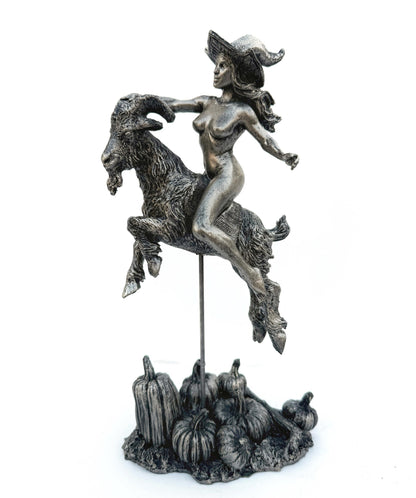 Witch’s Sabbath Goat Rider Statue