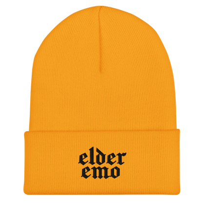 Elder Emo Embroidered Beanie