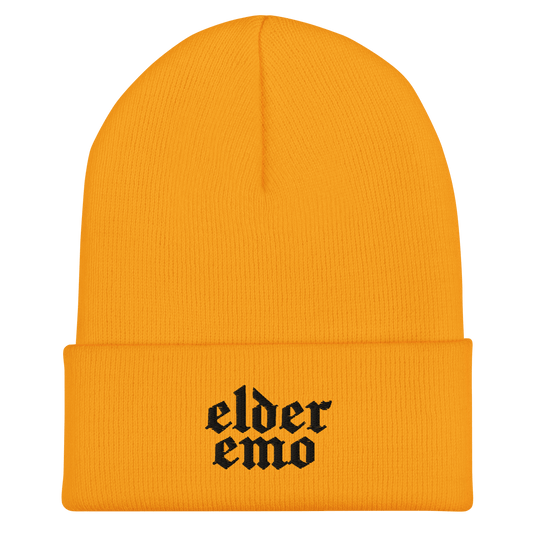 Elder Emo Embroidered Beanie