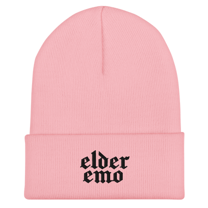 Elder Emo Embroidered Beanie