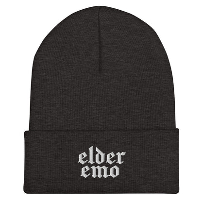 Elder Emo Embroidered Beanie