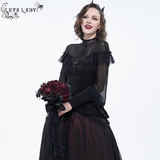 Eternal Crimson Rose Bridal Bouquet