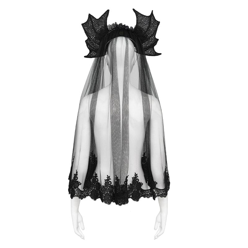 Rosewing Mourning Mesh Headpiece detail view 9