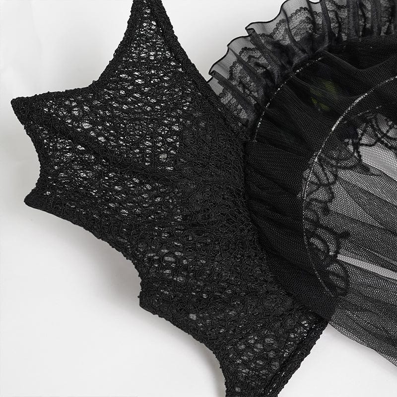 Rosewing Mourning Mesh Headpiece detail view 12
