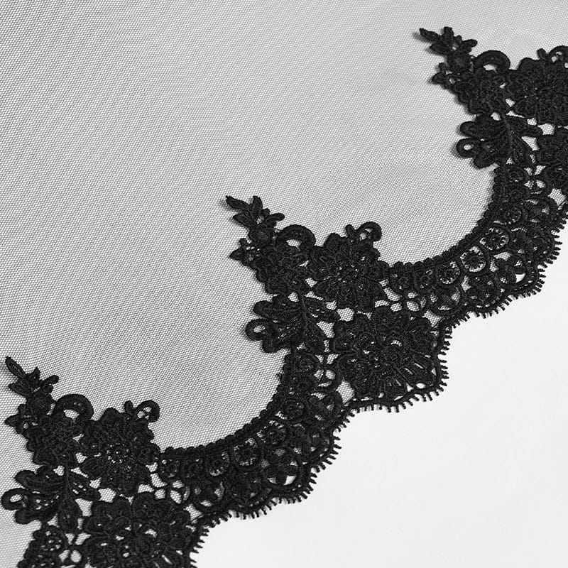 Rosewing Mourning Mesh Headpiece detail view 11