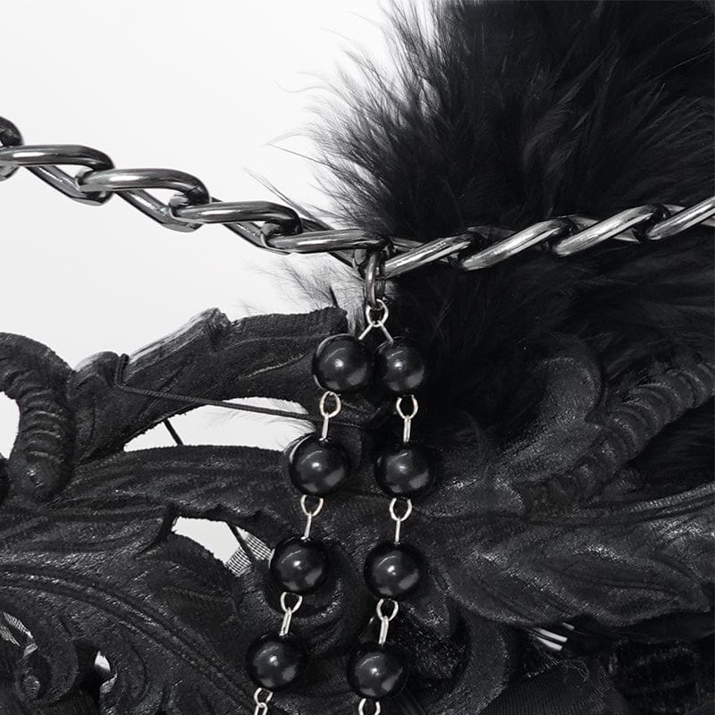 Fallen Seraph Feathered Chain Staff detail view