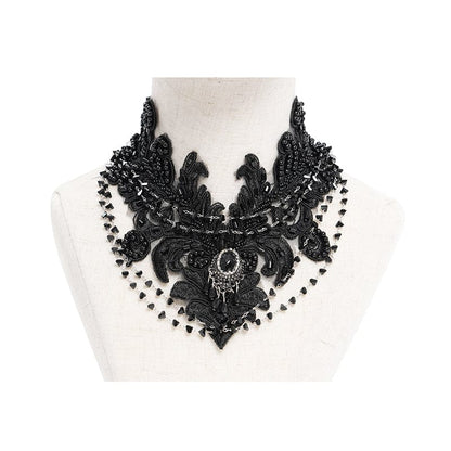 Garden of Grief Beaded Choker detail view 6