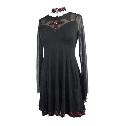 Crimson Empire Punk Dress detail view 5