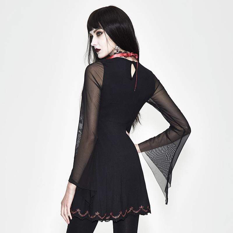 Crimson Empire Punk Dress detail view 3
