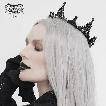 Black Oracle Stone Tiara detail view 2