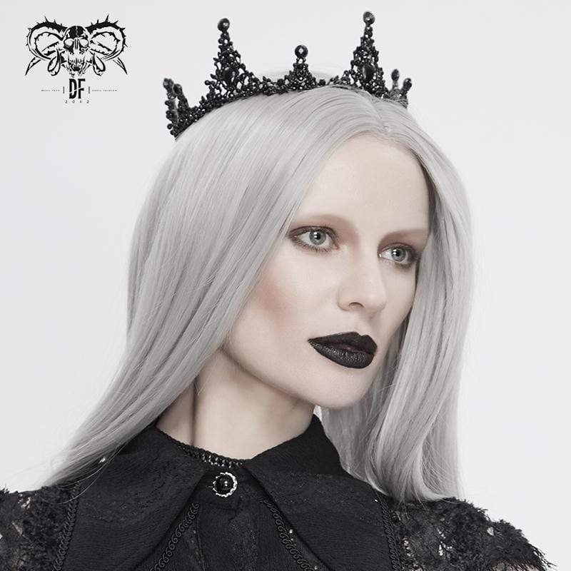Black Oracle Stone Tiara detail view 3