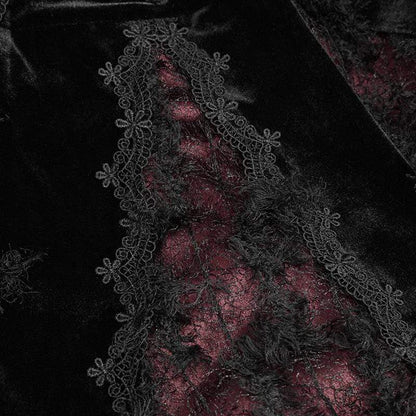 Bloodline Heirloom Velvet & Lace Dress