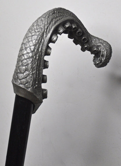 Kraken Tentacle Cane, Hand Sculpted Octopus Walking Stick