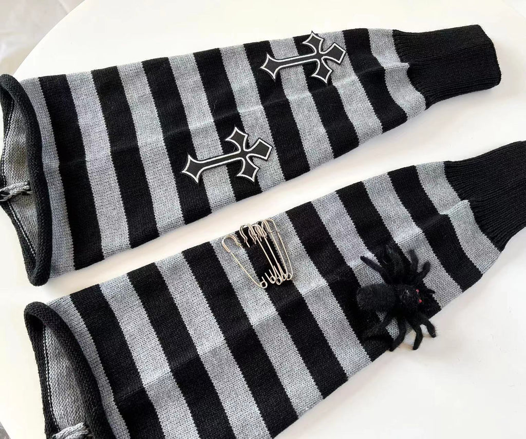 Striped Misfit Warmers - Shadow Threadz Crypt
