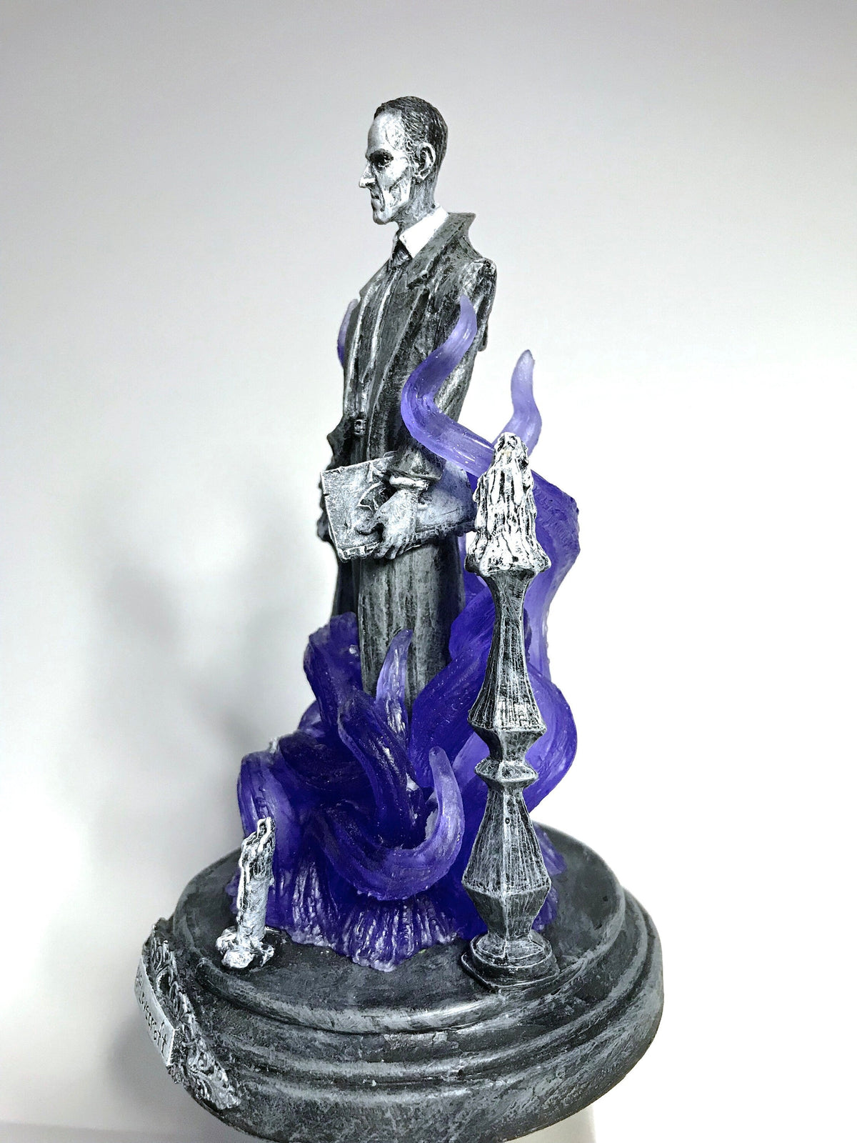 H.P. Lovecraft Statue, designed with Abigail Larson