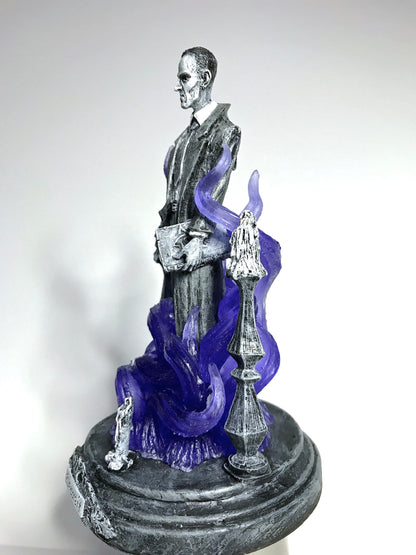 H.P. Lovecraft Statue, designed with Abigail Larson