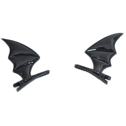 Devilish Charm Hair Clip Set - Shadow Threadz Crypt