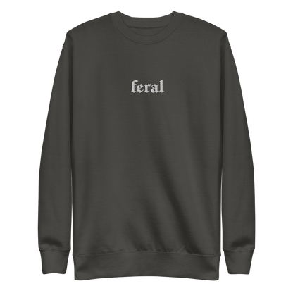 Feral Blackout Embroidered Sweatshirt