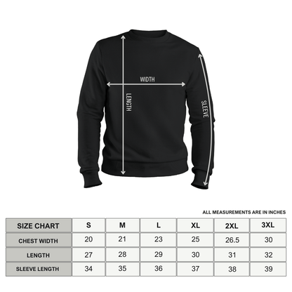 Feral Blackout Embroidered Sweatshirt