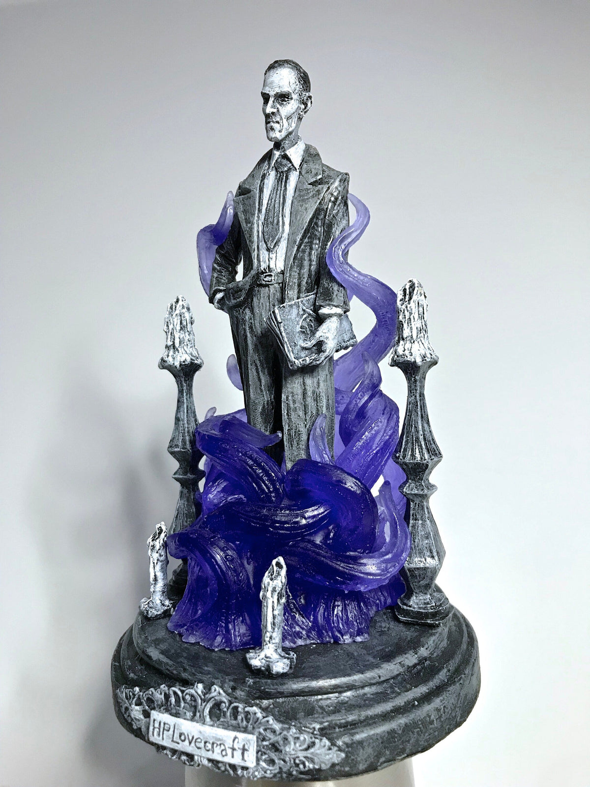 H.P. Lovecraft Statue, designed with Abigail Larson