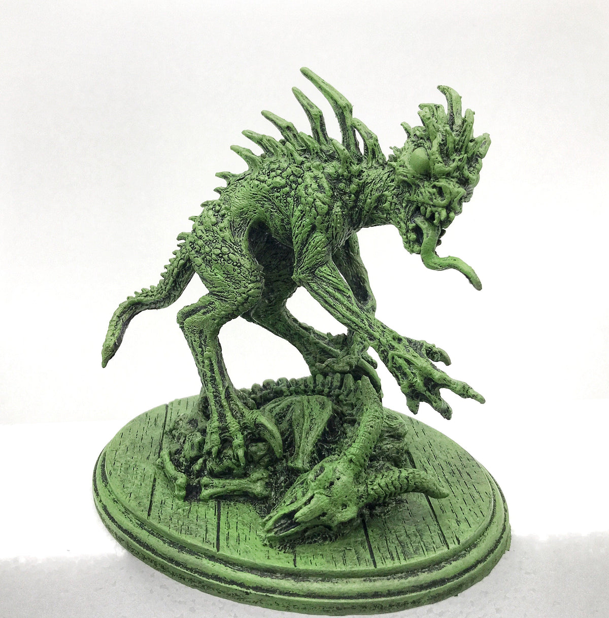 Chupacabra Statue, Hand Painted Resin Sculpture |Cryptozoology Creature