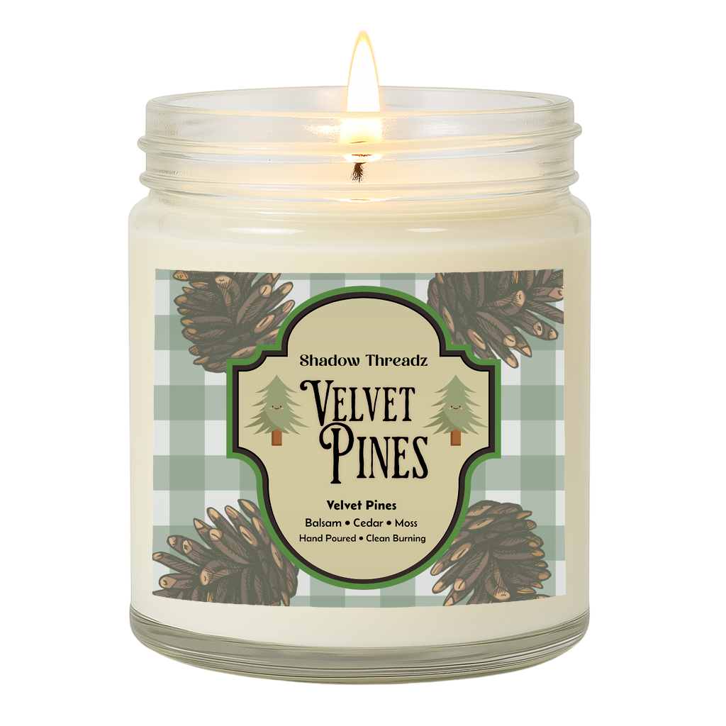 Velvet Pines - BALSAM CEDAR FOREST Clear Jar - Shadow Threadz Crypt