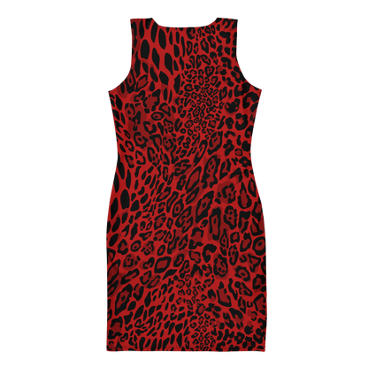 Fire Feline Bodycon Dress