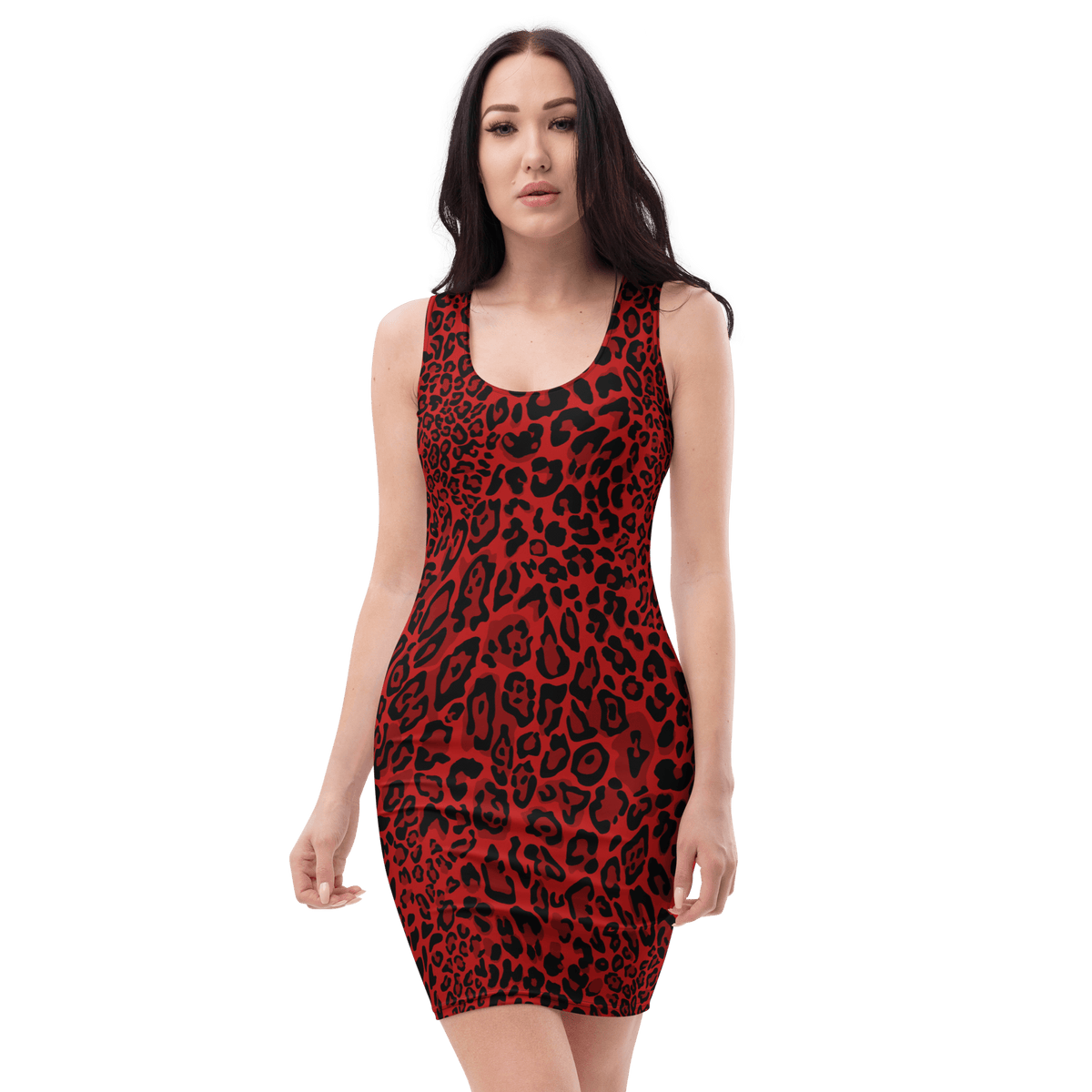 Fire Feline Bodycon Dress