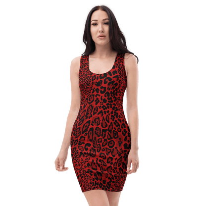 Fire Feline Bodycon Dress