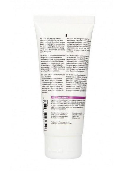 Fist It Anal Relaxer Water Based Lubricant